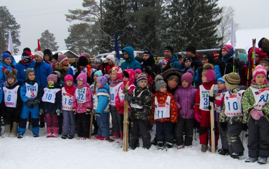В селе Сямжа прошли соревнования по лыжным гонкам, организованные при участии ОП ВО