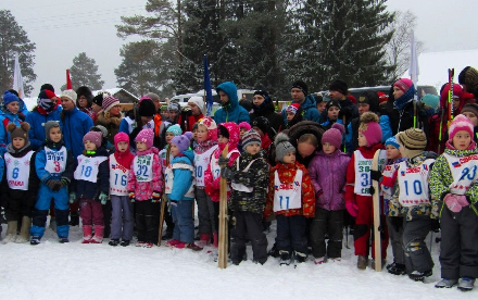 В селе Сямжа прошли соревнования по лыжным гонкам, организованные при участии ОП ВО