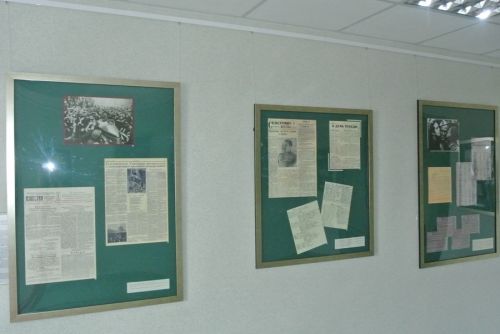 В Общественной палате размещена выставка архивных документов, посвященная Великой Отечественной войне