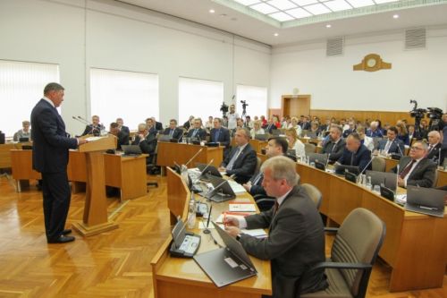 Члены Палаты приняли участие в заседании сессии Законодательного Собрания Вологодской области