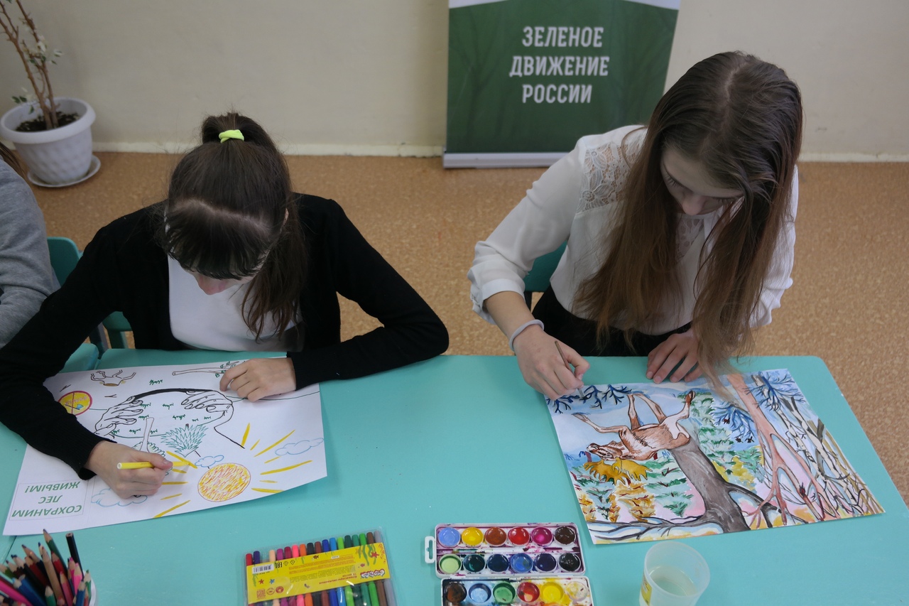 Областной конкурс рисунков «Родной лес» активно проводится на Вологодчине